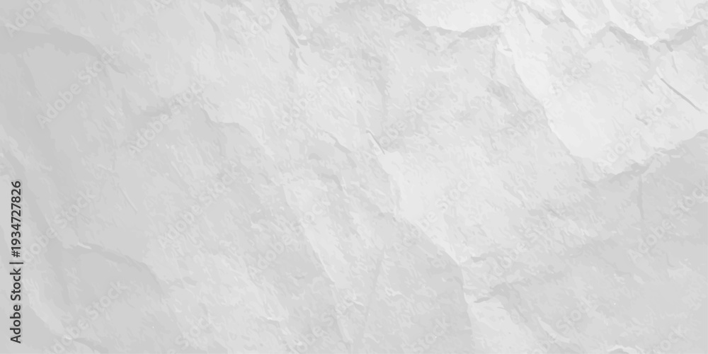 Naklejka premium Crumpled white paper texture background with organic shadows and creased surface for minimalist graphic design mockup