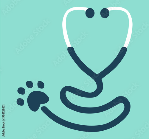 Veterinary medical equipment vector illustration with pets and healthcare tools for pet shop design
