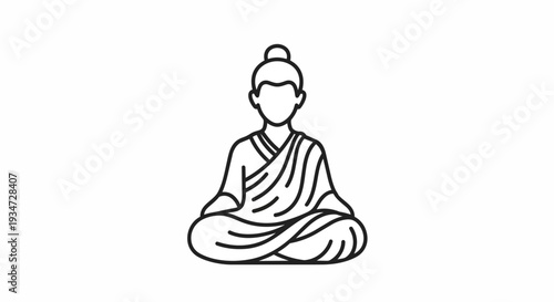 Meditating Figure Icon