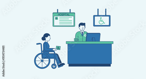 Hospital Reception: Accessible Healthcare for Individuals with Mobility Impairments and Disabilities