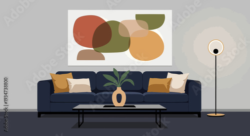 Modern living room sofa furniture.
