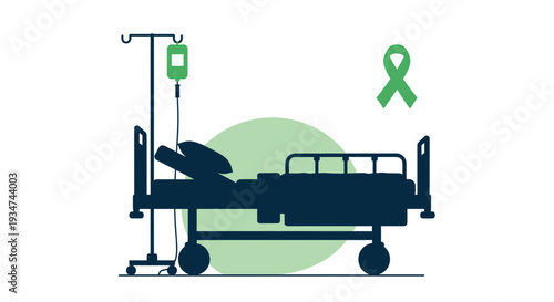 Hospitalization Symbolic Presentation Representing Health, Wellness, And Medical Care Concept