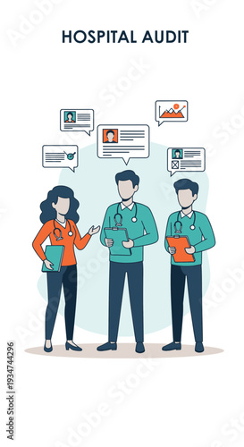 Hospital Team Conducting a Detailed Healthcare Examination and Providing Insightful Analysis