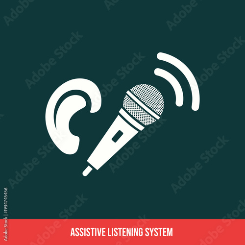 Iconic Representation of Sound Amplification and Auditory Assistance for Accessibility Purposes