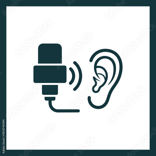 Iconic Representation of Sound Capture and Auditory Perception with Artistic Minimalism