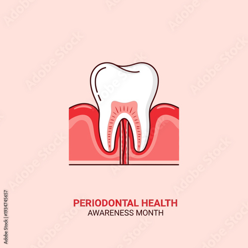 Illustrated Depiction of Periodontal Health, Dental Anatomy, and Oral Hygiene Awareness