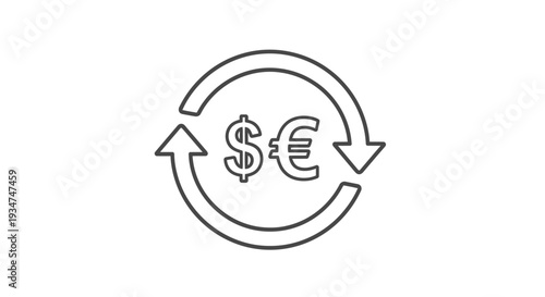 Currency exchange and finance concept.