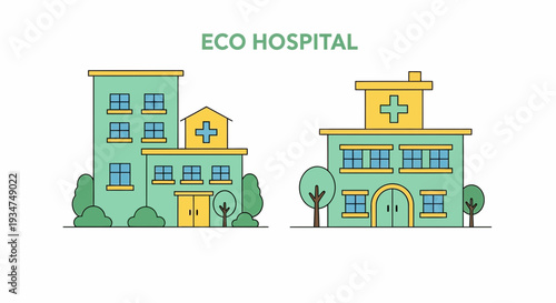 Illustrated Sustainable Healthcare: Eco-Friendly Hospital Buildings And Green Environment