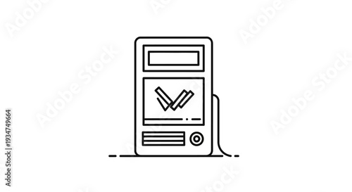 Gas Pump Station Fuel Dispenser Nozzle.