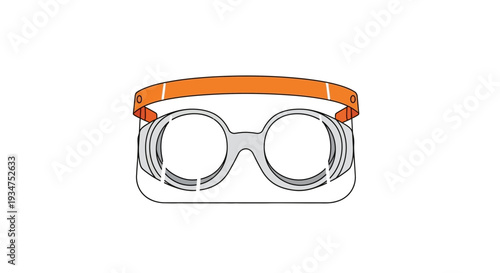 Illustration Of A Protective Face Shield Against Viruses And Contaminants, Clean Graphic Design