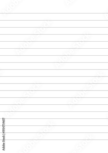 A5 148 x 210 mm lined paper format