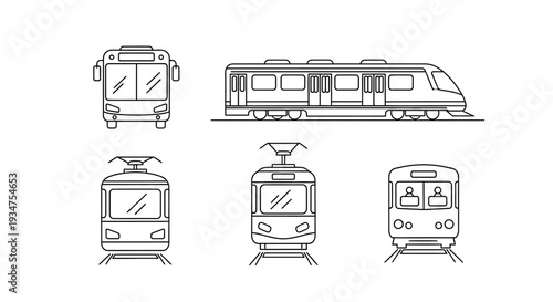 Train Transportation Vehicle Railway Locomotive.