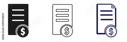 Three server icons with dollar signs