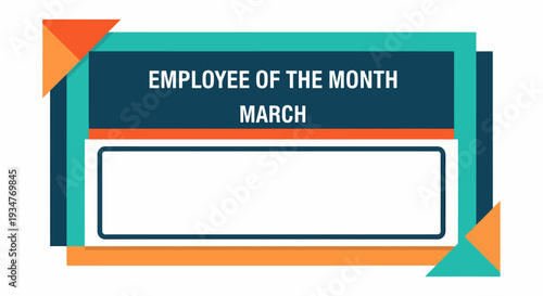 Employee of the Month Certificate Template with Modern Design Elements