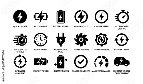 Battery charge symbol icons: quick energy solutions for efficient power management