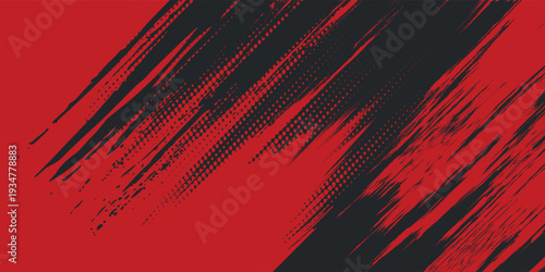 Background, contrast red and black color abstract template for business design. Technology style. You can use it for advertising, sports posters, templates, business presentations