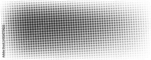 Grunge halftone gradient background. Faded grit noise texture. White and black sand wallpaper. Retro pixelated backdrop. Anime or manga style comic overlay. Vector graphic design textured template