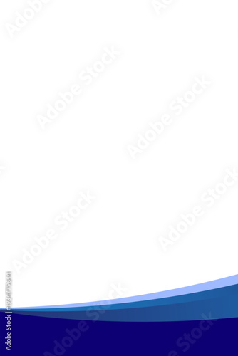 Blue Wave on White Background modern white and Blue Abstract background