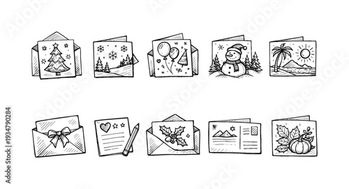 Business management linear icon set for corporate strategy and organization