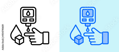 Sugar Control lineblue icon