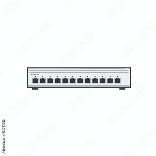 Network Switch Device Illustration