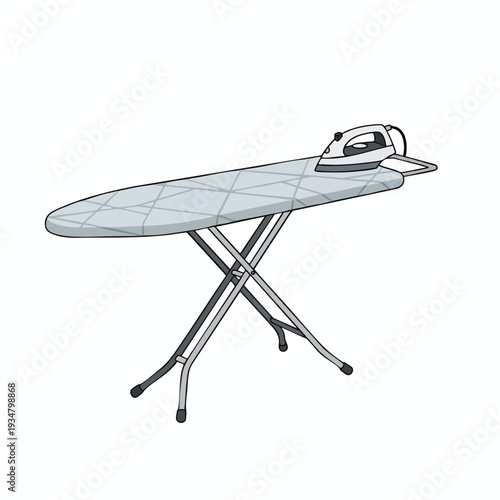 Modern Flat Iron with Detachable Cord for Easy Ironing Solutions