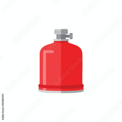 Modern Red Fire Extinguisher for Safety and Emergency Preparedness