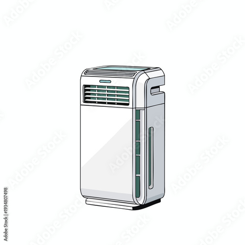 Modern Portable Air Conditioner Unit for Home and Office Cooling