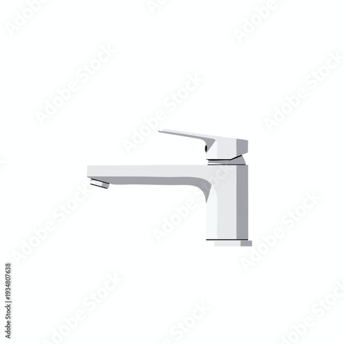Modern White Bathroom Faucet for Kitchen Sink or Vanity Installations