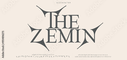 THE ZEMIN Classic roman-inspired font with beautiful curves, suitable for fashion, editorial, and premium branding