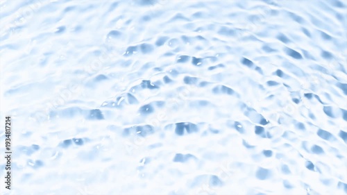 Water ripples, abstract clear water wave, pure natural swirl texture, background of beautiful clear transparent water surface with drops and waves. Top view, Slow motion. 