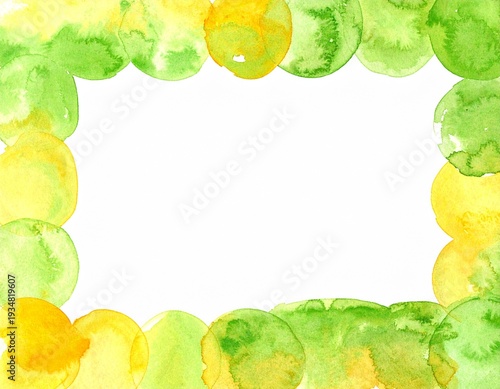 水彩　枠　フレーム