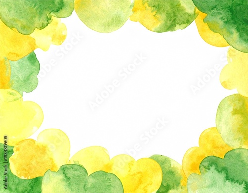 水彩　枠　フレーム