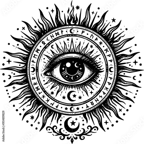 eye tattoo occult sei