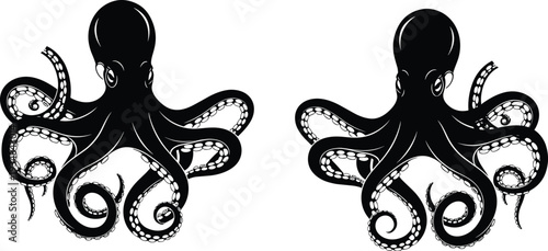 Tribal skull and crossbones tattoo vector design