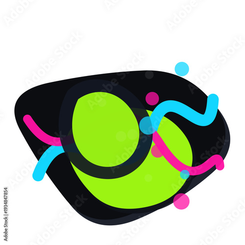 Glacier Calving Shard layered duotone nature vector