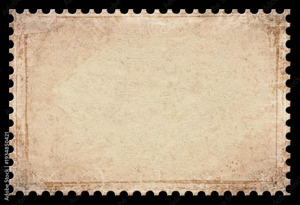 Obraz premium Vintage Blank Postage Stamp