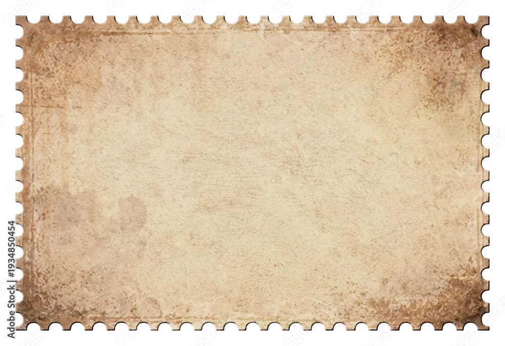 Fototapeta premium Vintage Blank Postage Stamp