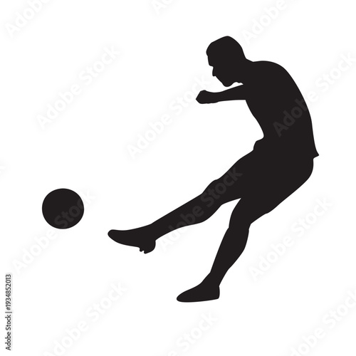 football player silhouette vector