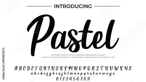 Pastel - Elegant Script Font for Smooth Handwritten Design and Creative Typography