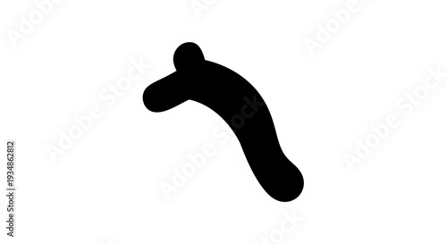 Black kitchen utensil silhouette whisk icon cooking tool isolated on white background simple design curved shape handle and wires minimalist