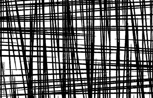 粗い質感のモノクロ格子抽象テクスチャ