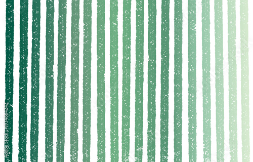 かすれ加工の縦ストライプ背景 緑のグラデーション