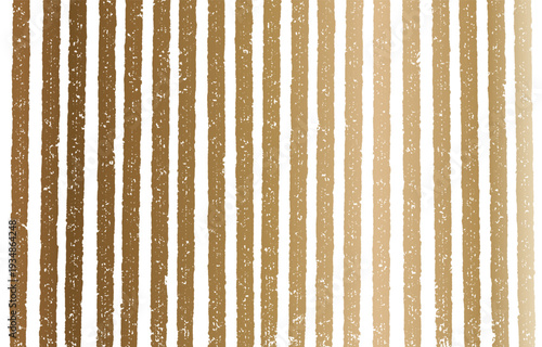 かすれ加工の縦ストライプ背景 茶・濃いベージュのグラデーション