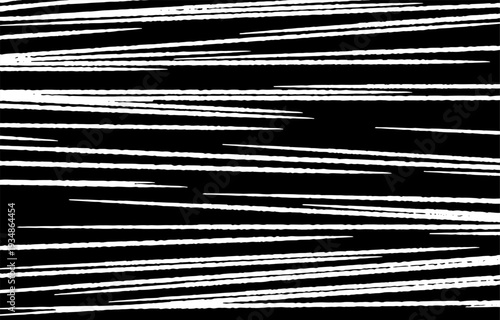 かすれ加工の横ライン背景 疾走感のあるスピード線とノイズグランジ