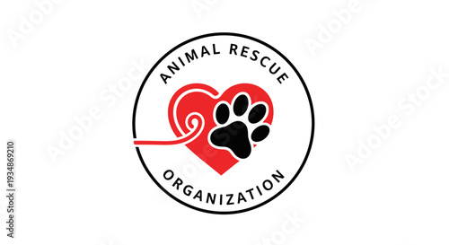 Animal Rescue Organization Logo Design.