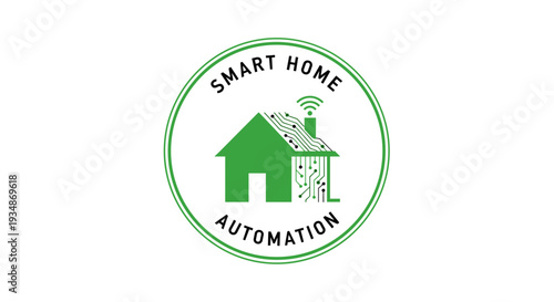 Smart Home Automation Logo Design.