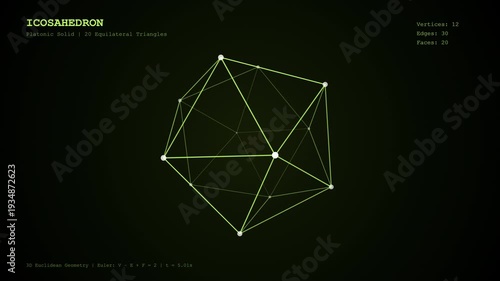 Icosahedron Matematika