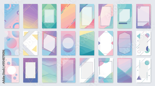 Modern stories template set for banner sale presen delpmaspu new_EPS10_Stock.eps