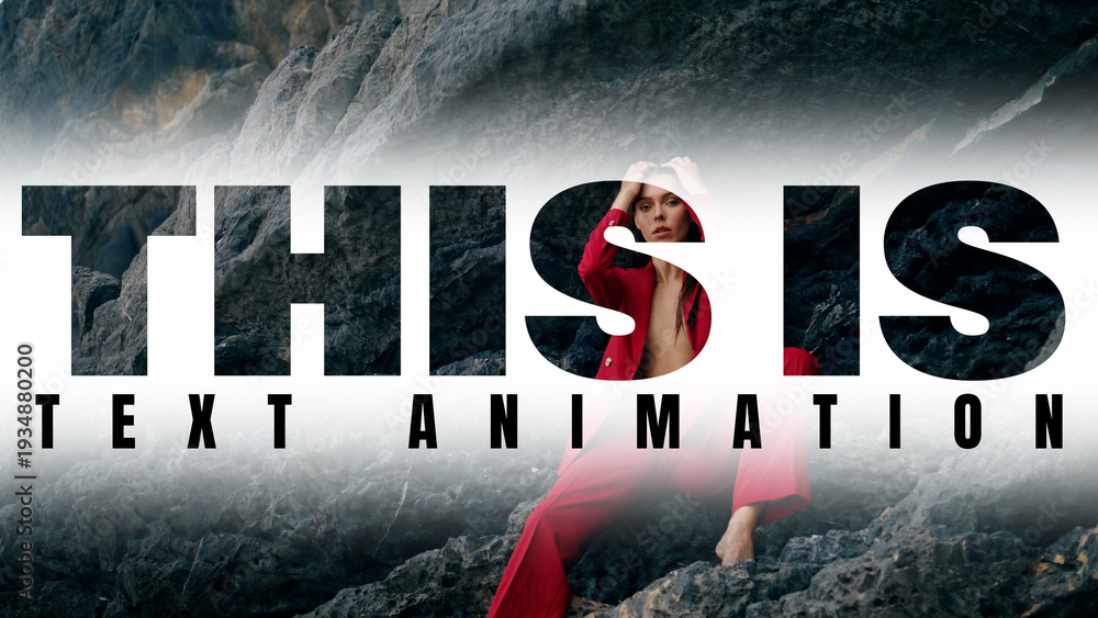 Text Animation with Image Stock Template | Adobe Stock